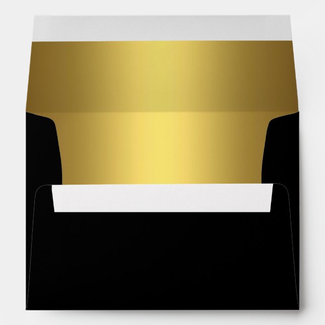 Black Gold Envelope (Back (Bottom))