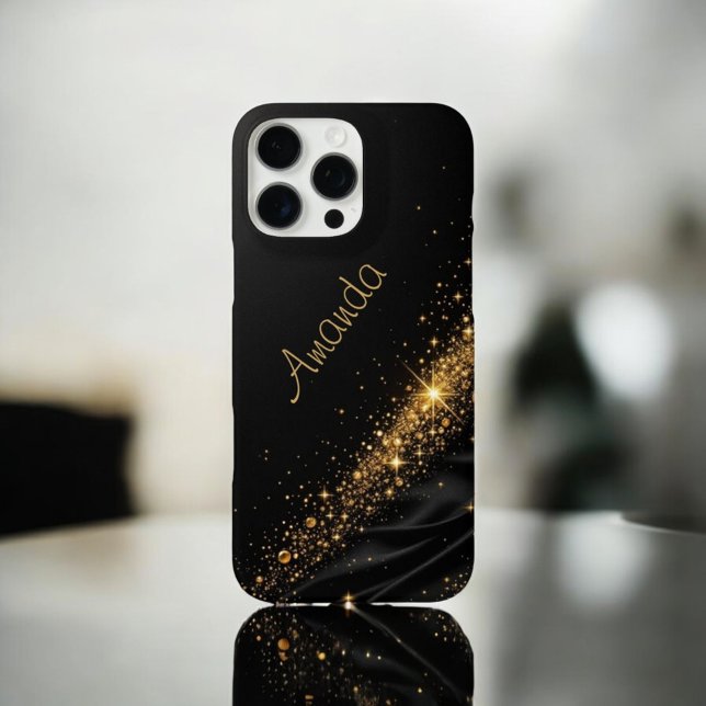 Black Gold Fusion Case-Mate iPhone Case (Creator Uploaded)