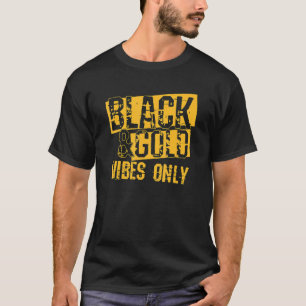 Black Gold Game Day Group For High School Footbal T-Shirt