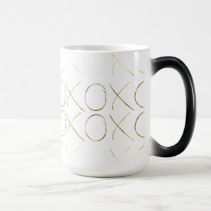 Black Gold Glam XOXO Magic Mug