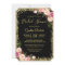 Black Gold Glitters Floral Glamour Bridal Shower