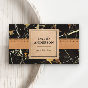 Black Gold Granite Splashback Kitchen Countertop Business Card