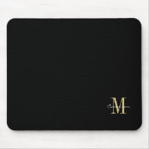 Black Gold Initial and Name Personalised Gift