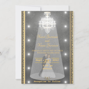 Black-gold Invitation