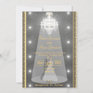 Black-gold Invitation