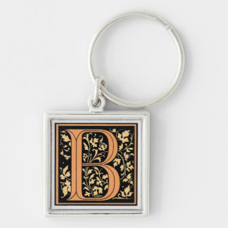 Black & Gold Letter ‘B’ - Keychain