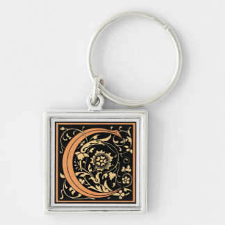 Black & Gold Letter ‘C’ - Keychain
