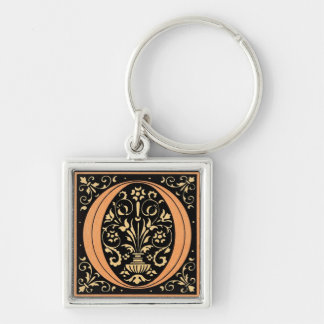 Black & Gold Letter ‘O’ Key Ring