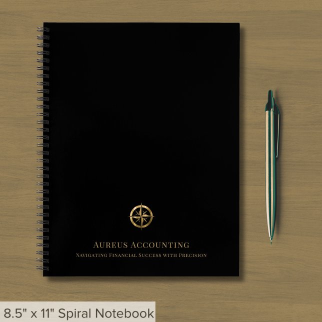 Black Gold Logo Notebook (Creator Uploaded)