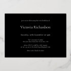 Black Gold Minimalist Custom Photo 60th Birthday