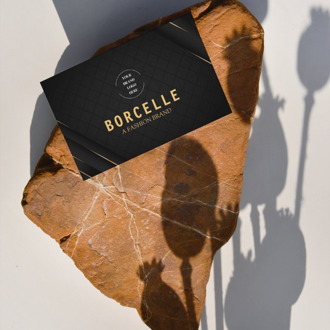 Black & Gold Modern Elegant  Business Card (Creator Uploaded)