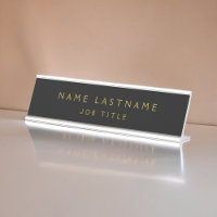 Black Gold Modern Elegant Professional Classy