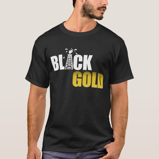 Black Gold Oil T-Shirt (Front)