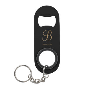 Black Gold Personalised Name and Monogram