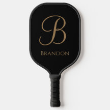 Black Gold Personalised Name and Monogram