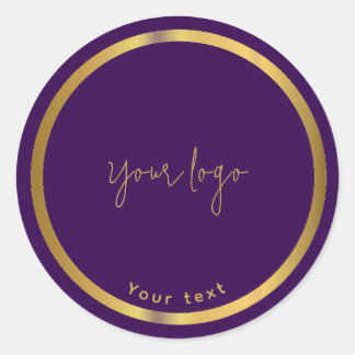 Black & gold premium chocolate business Sticker