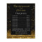 Black & Gold Price  List Service Sparkly 
