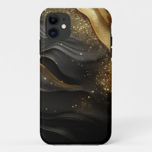 Black Gold Prinkle Case-Mate iPhone Case