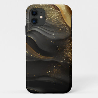 Black Gold Prinkle Case-Mate iPhone Case