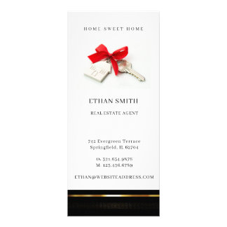Black & Gold Real Estate Marketing Introduction Rack Card
