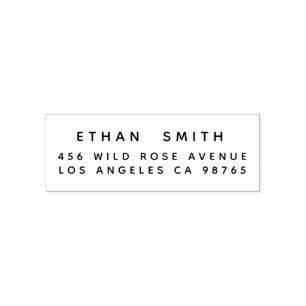 Black & Gold Real Estate Marketing Introduction  Self-inking Stamp