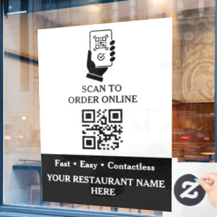 Black & Gold Restaurant Welcome