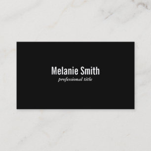 Black / Gold Shimmer Business Card