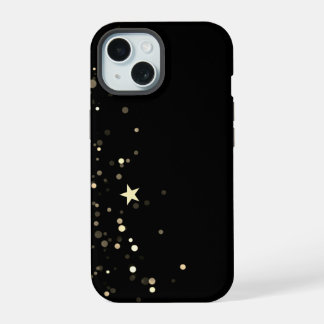 Black Gold Starry Night phone case
