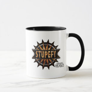 Black & Gold Stupefy Spell Graphic Mug
