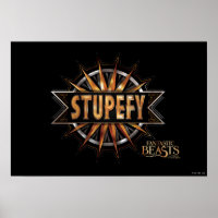Black & Gold Stupefy Spell Graphic