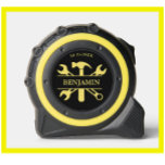 Black Gold Tool Set Name Date 1<br><div class="desc">What better to encourage and inspire that special person in your life, then with this cool tape measure with a tool set and personalised with his name, Makes a great (and functional) gift for many occasions -- from Father's Day to Christmas to Birthdays -- and all in between. If you...</div>