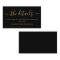 Black &Gold Wedding Details Website Enclosure Card