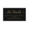 Black &Gold Wedding Details Website Enclosure Card