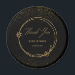 Black & Gold Wedding Favours Magnet<br><div class="desc">Black & Gold Wedding Favours Magnet</div>