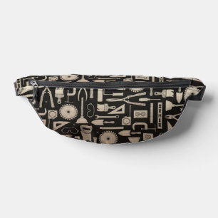 Black & Gold Workshop Tools Bum Bags