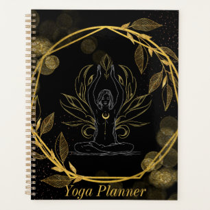 Black&Gold Yoga Planner