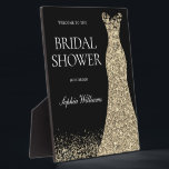 Black Golden Dress Bridal Shower Welcome Entrance  Plaque<br><div class="desc">Black Golden Dress Bridal Shower Welcome Entrance plaque Sign

See matching collection in Niche and Nest Store

Many thanks</div>