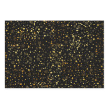 Black & Golden Star Pattern 