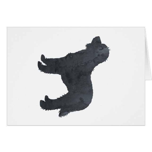 Black Goldendoodle / Labradoodle Artwork (Front Horizontal)