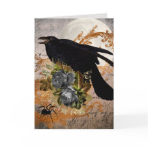 Black Gothic Crow & Spider
