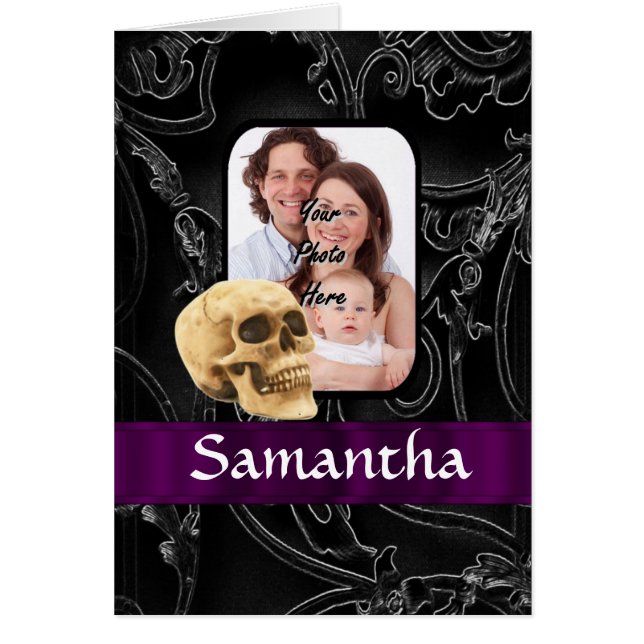 Black Gothic skull (Front)