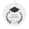 Black Grad Cap and Laurel Graduation Ornament