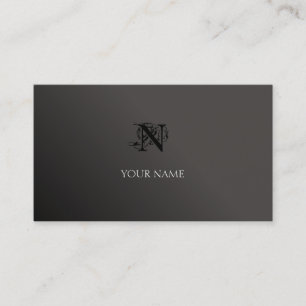 Black Gradient Business Card
