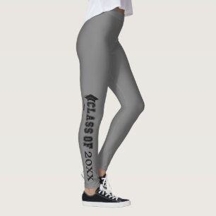 Black Graduate Cap Class of Leggings