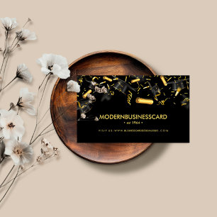 Black Graduation Cap Grown School Collage Business Card