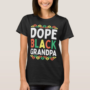 Black Grandpa African American Black History Month T-Shirt