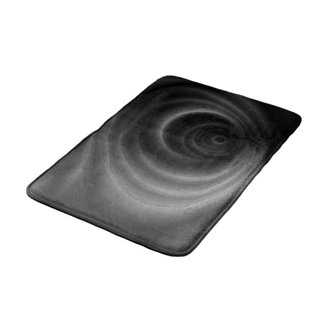 Black Gravity Bath Mat (Angled)