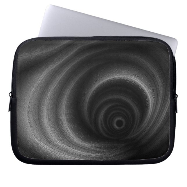 Black Gravity Laptop Sleeve (Front)
