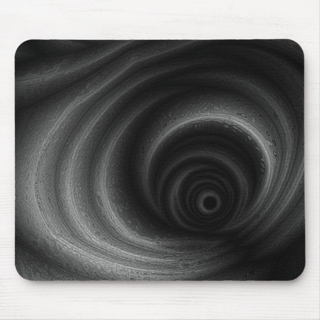Black Gravity Mouse Pad (Front)