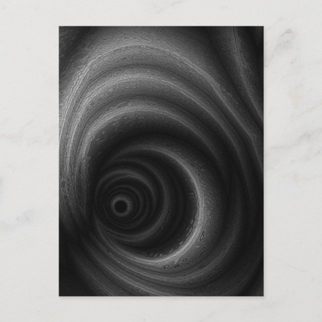 Black Gravity Postcard (Front)